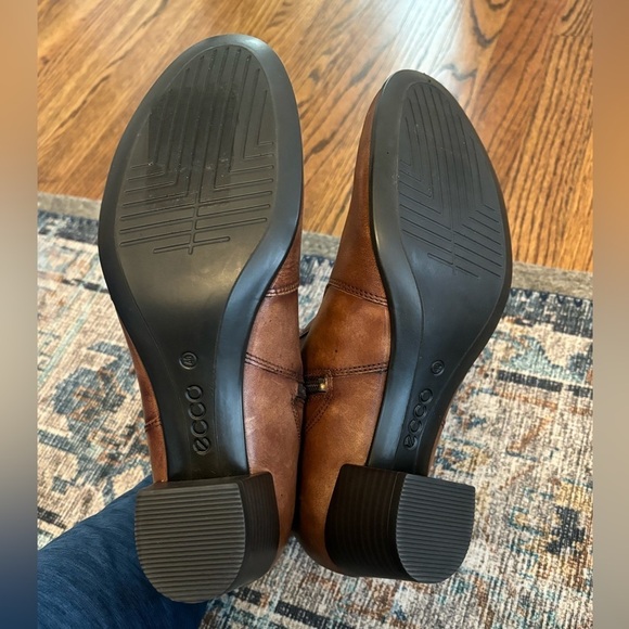 NEW Ecco | Shape 35 Wrapped Shaft Bootie Cognac Brown Sz 40/9-9.5 - Picture 8 of 9